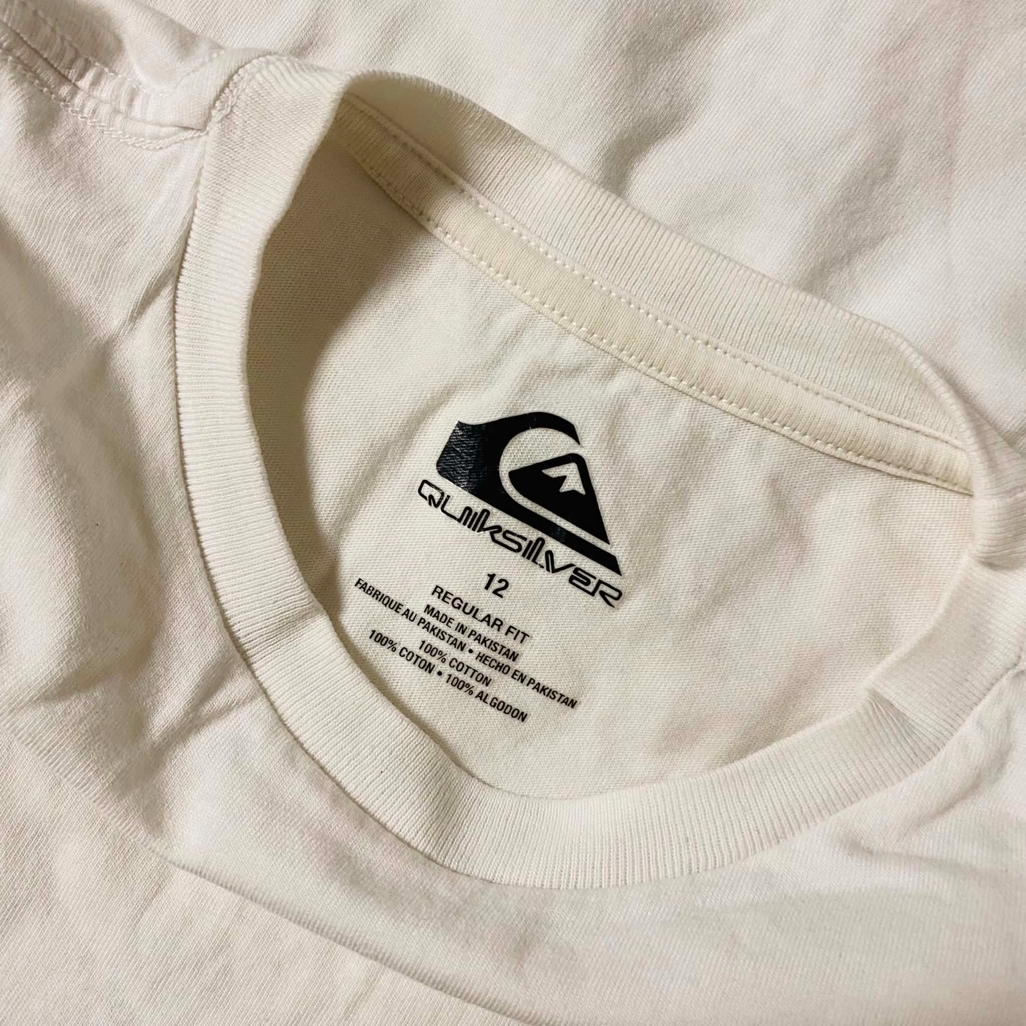 Voir photo 5 de T-shirt Enfant à Manches Courtes -Quiksilver - 12a T-shirt Enfant à Manches Courtes -Quiksilver - 12a Très bon état reconditionné photo 5