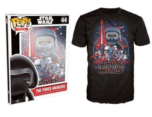 T-shirt Funko Pop Tees Star Wars The Force Awakens Poster M Noir État correct N/A reconditionné disponible sur Fnac