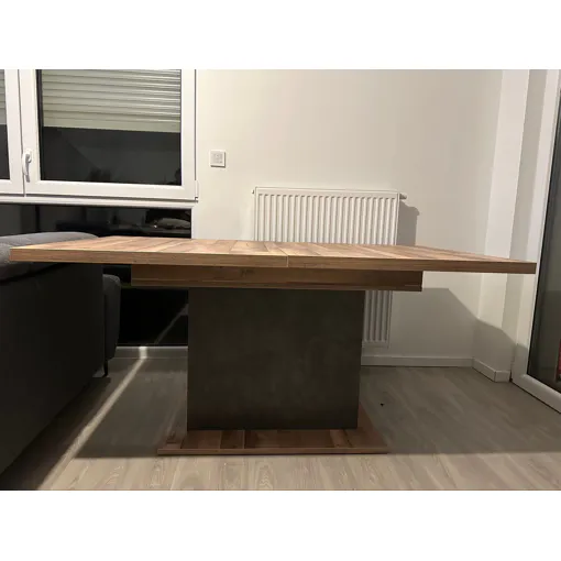 Table à manger rectangulaire extensible L.160/200 Bon état reconditionné disponible sur Rakuten