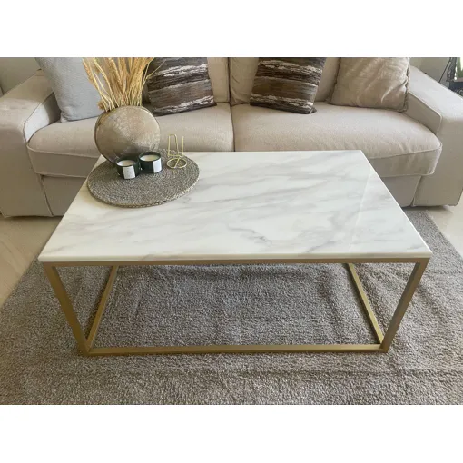 Table basse effet marbré Bon état reconditionné disponible sur Rakuten