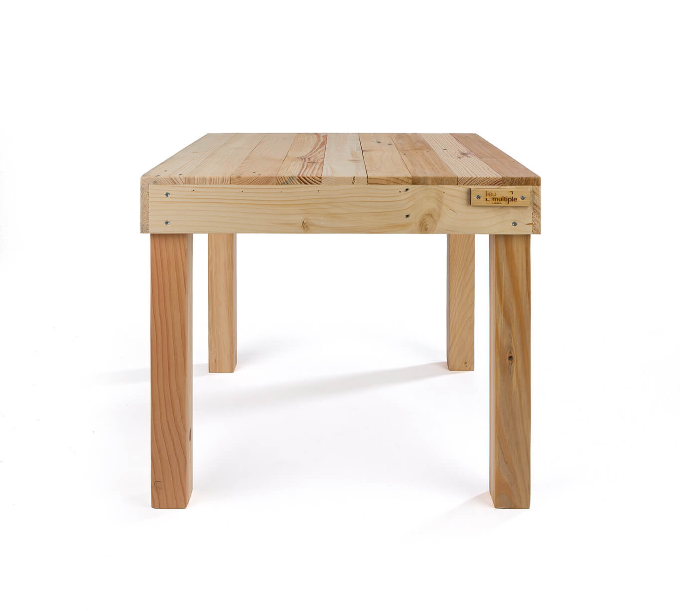 Voir photo 2 de Table basse en bois recyclé Table basse en bois recyclé Parfait état reconditionné photo 2