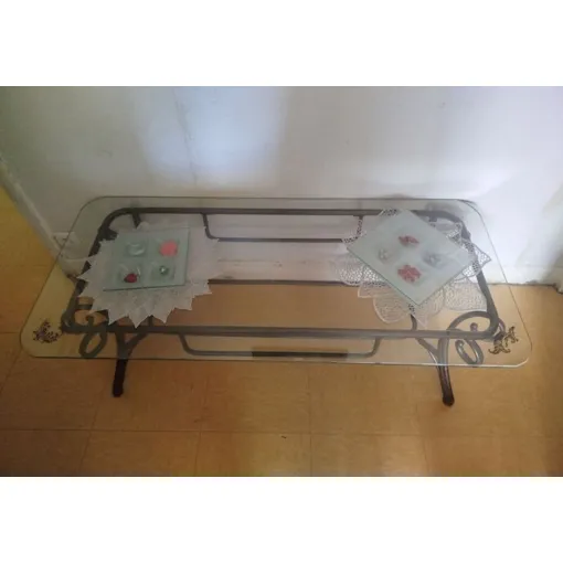 Table Basse En Verre Bon état - 20,00 € Table Basse En Verre Bon état reconditionné disponible sur Rakuten