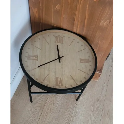TABLE BASSE HORLOGE Bon état reconditionné disponible sur Rakuten
