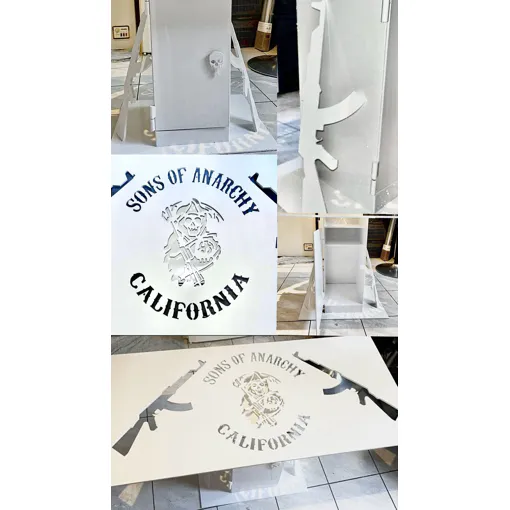 Table Basse Son S Of Anarchy Acier 6mm  Peinture Epoxy Bon état reconditionné disponible sur Rakuten