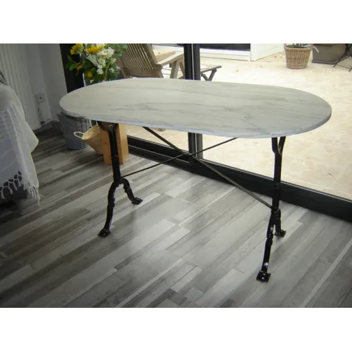TABLE BISTRO MARBRE Bon état reconditionné disponible sur Rakuten