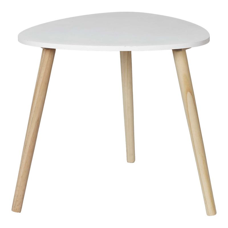 Acheter Table D'appoint Shelly Blanche Bon état - 12,98 € Table D'appoint Shelly Blanche Bon état reconditionné disponible sur Electro Depot