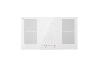 Table de cuisson - Delicatessa 90 Flex - Plaque vitrocéramique - 7400W - 5 zones - Minuterie - Blanc Bon état Klarstein reconditionné disponible sur Darty