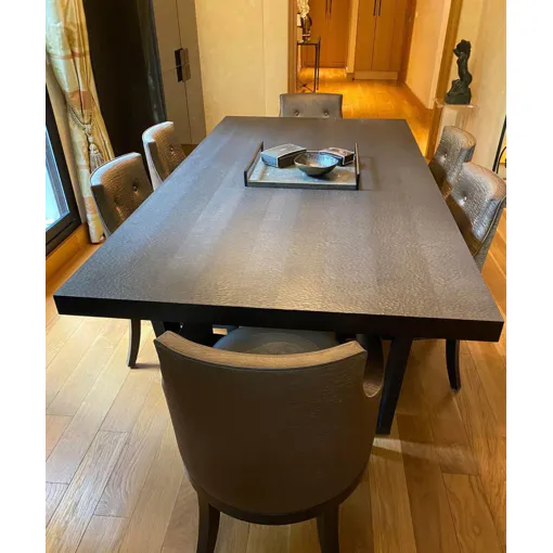 Table de salle à manger en bois Gougé - meuble JNL Bon état reconditionné disponible sur Rakuten