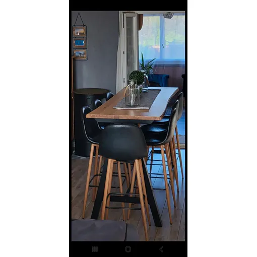 Table Haute Salle À Manger Et 8 Chaises Bon état reconditionné disponible sur Rakuten