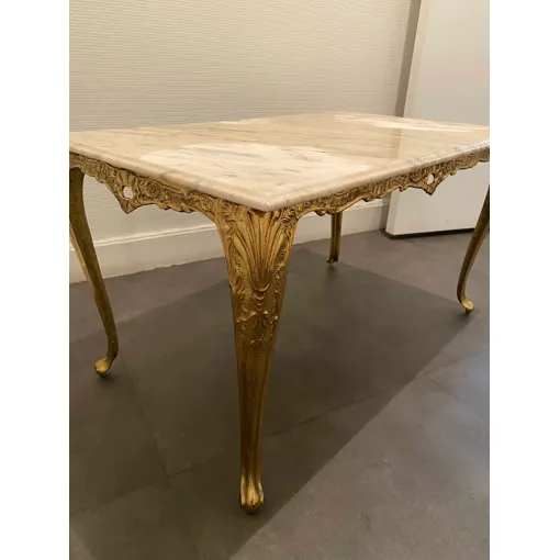 Table salon marbre blanc Bon état reconditionné disponible sur Rakuten