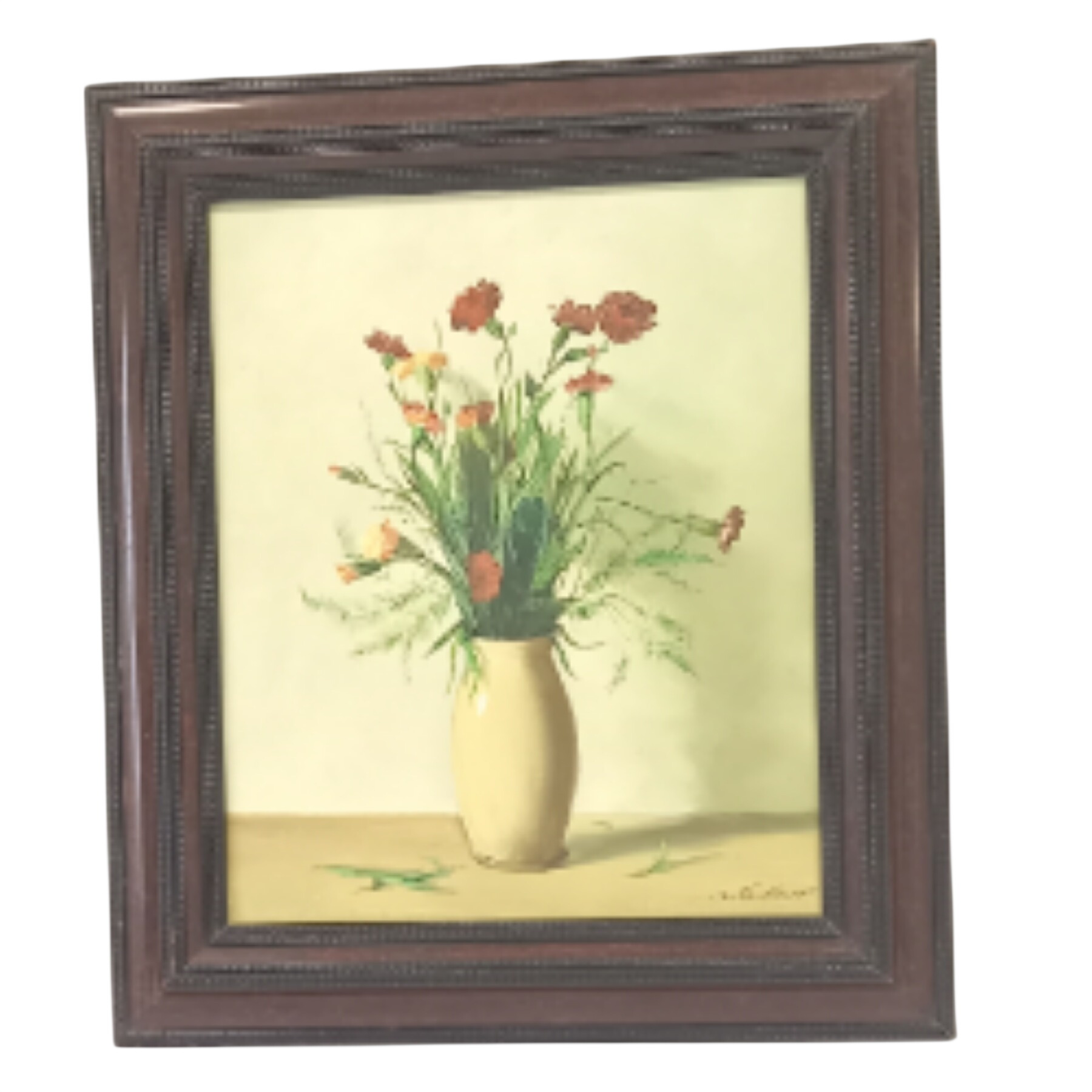 Tableau . Bouquet de fleur signé S. TOUTOUNOV. Huile sur toile. Bon état - 600,00 € Tableau . Bouquet de fleur signé S. TOUTOUNOV. Huile sur toile. Bon état reconditionné disponible sur Label Emmaüs