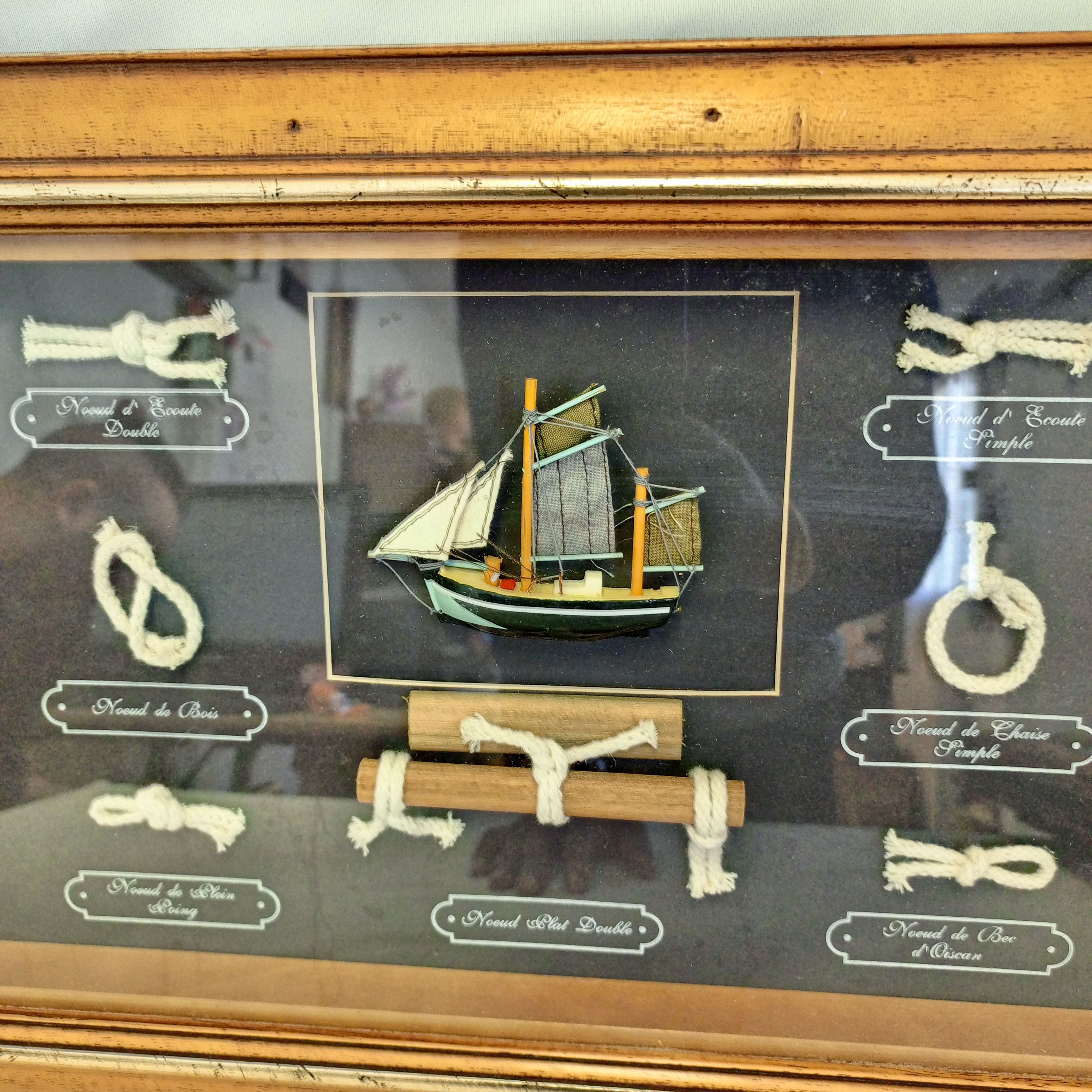Voir photo 6 de Tableau Cadre Noeuds Marins Tableau Cadre Noeuds Marins État correct reconditionné photo 6