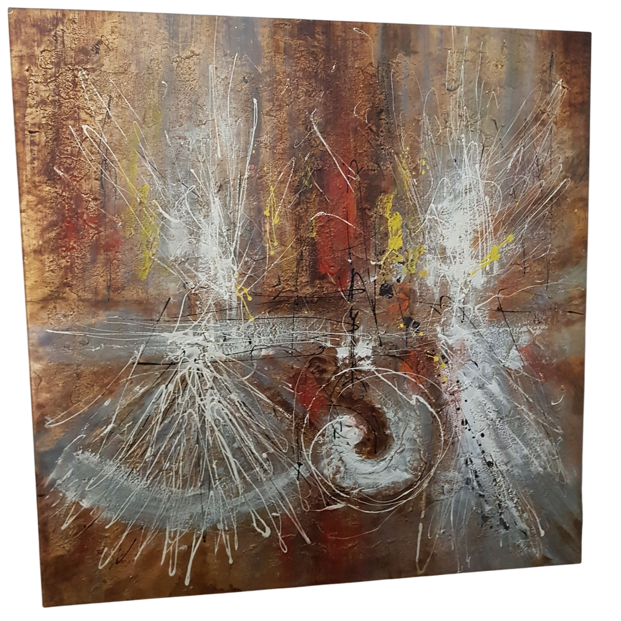 Acheter Tableau d'une peinture abstraite signé "Christi" - 280,00 € Tableau d'une peinture abstraite signé "Christi" reconditionné disponible sur Label Emmaüs