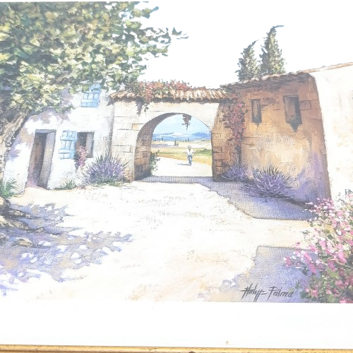 Voir photo 2 de Tableau des paysages de Provence " PALMA" Tableau des paysages de Provence " PALMA" État correct reconditionné photo 2