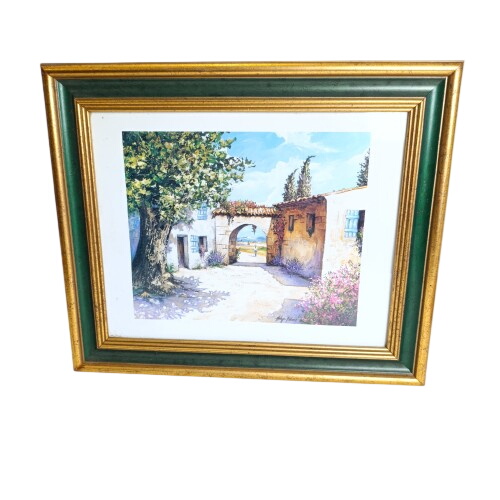 Tableau des paysages de Provence " PALMA" État correct - 15,00 € Tableau des paysages de Provence " PALMA" État correct reconditionné disponible sur Label Emmaüs