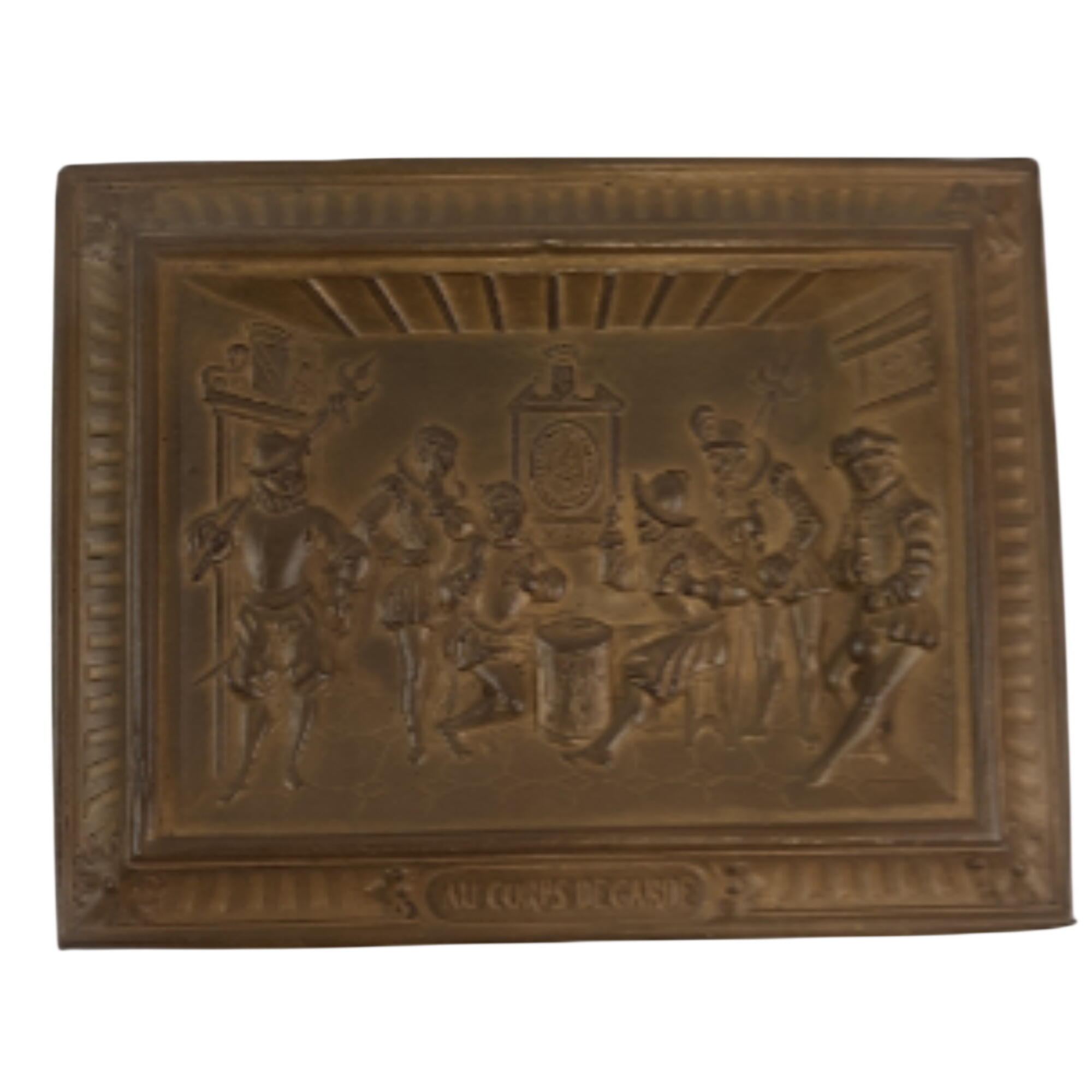 Acheter Tableau en laiton au cabaret Bon état - 11,00 € Tableau en laiton au cabaret Bon état reconditionné disponible sur Label Emmaüs