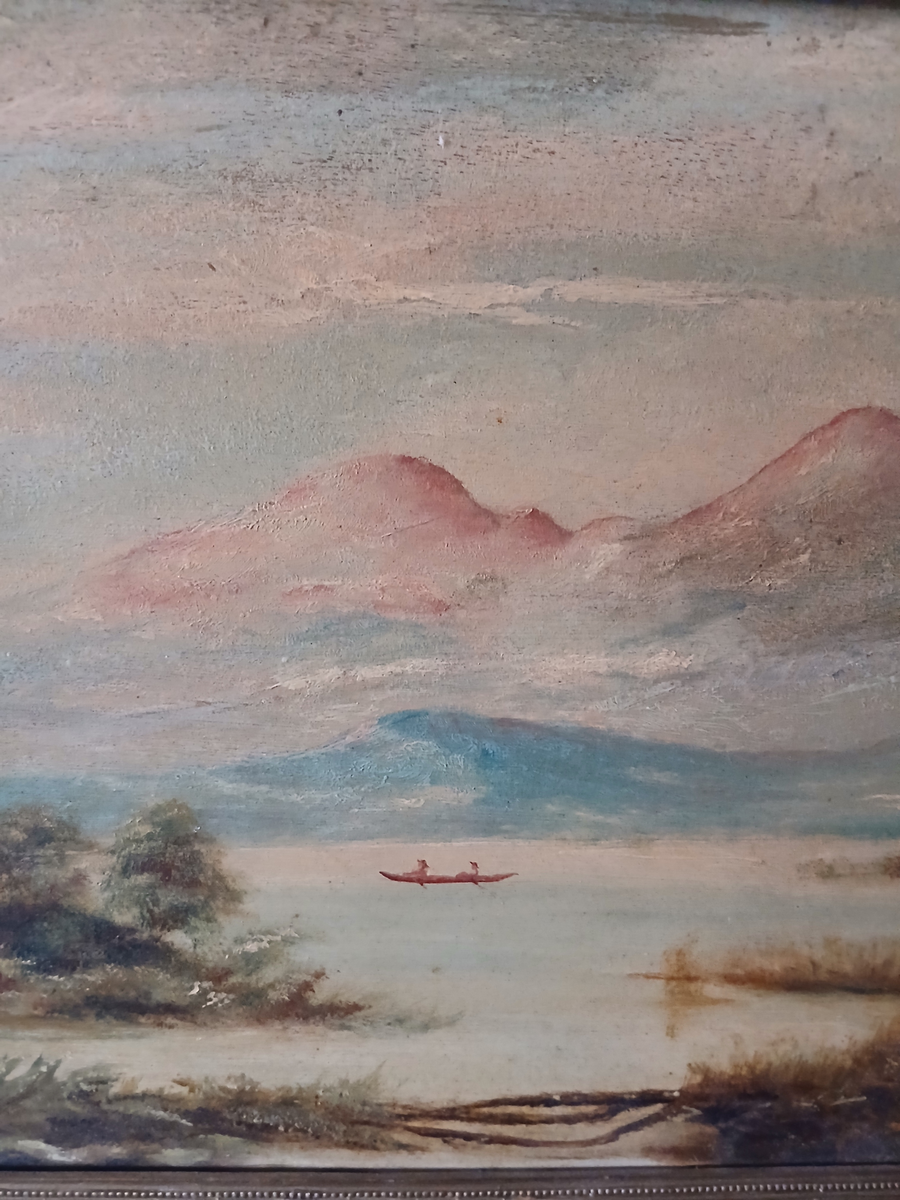 Voir photo 3 de Tableau huile sur panneau de contreplaqué d'un paysage signé LELEU Victor 1935 Tableau huile sur panneau de contreplaqué d'un paysage signé LELEU Victor 1935 Bon état reconditionné photo 3