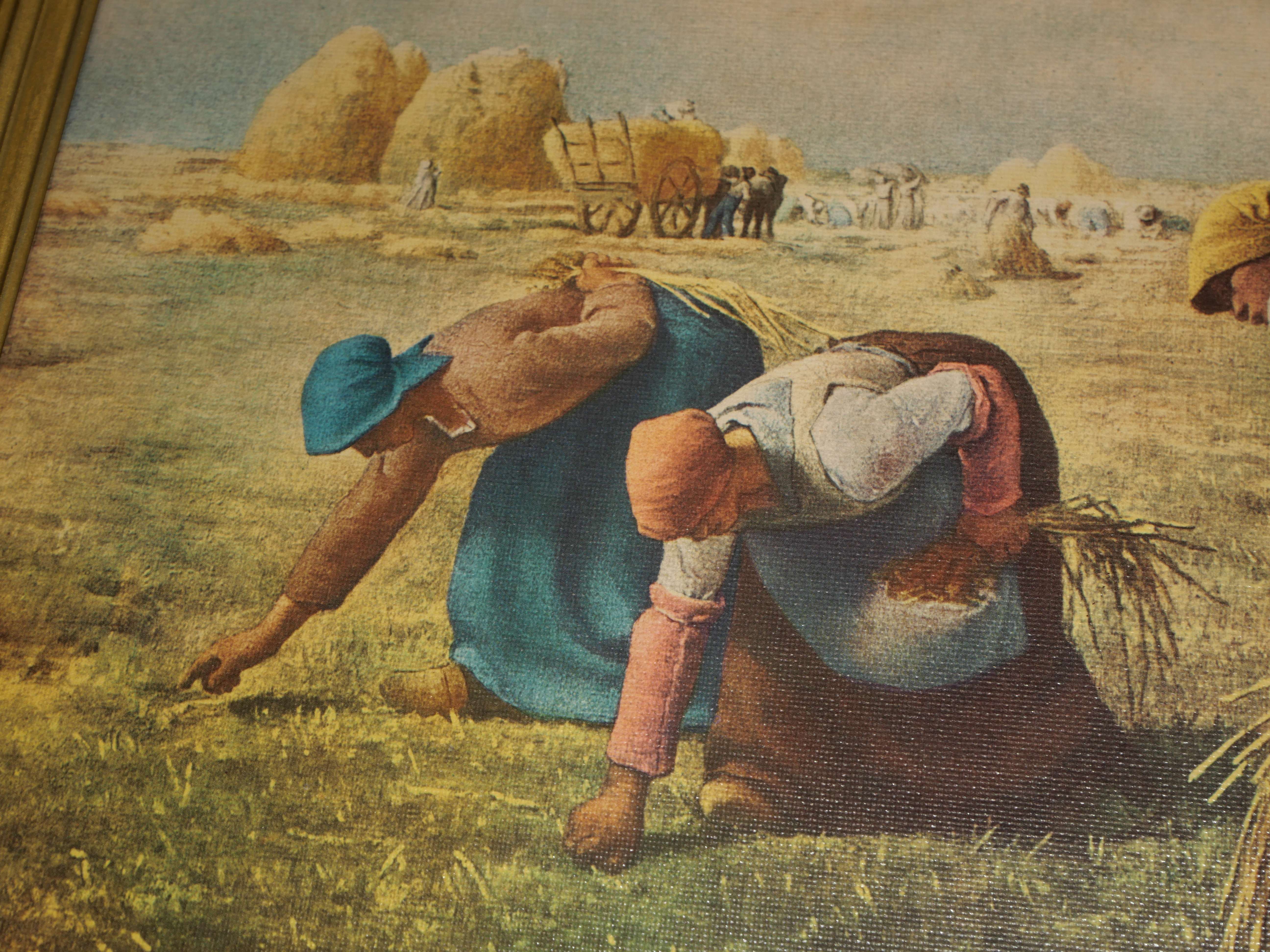 Voir photo 2 de Tableau impression "Les Glaneuses" de Millet Tableau impression "Les Glaneuses" de Millet Très bon état reconditionné photo 2