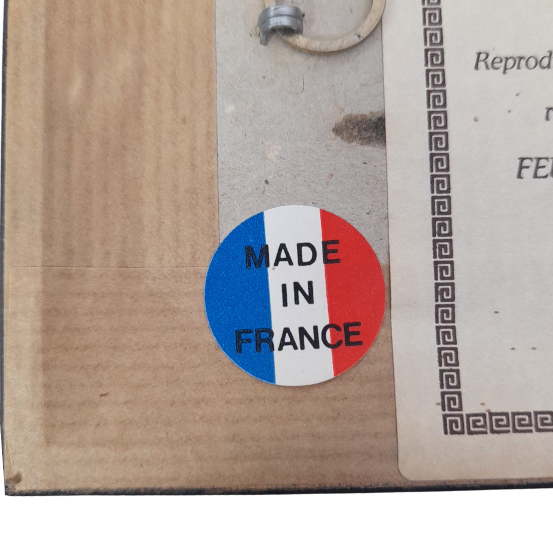 Voir photo 7 de Tableau Miniature Vintage sur Feuille d'Or 23kt - Hérons au Bord de l'Eau - Made in France Tableau Miniature Vintage sur Feuille d'Or 23kt - Hérons au Bord de l'Eau - Made in France Très bon état reconditionné photo 7