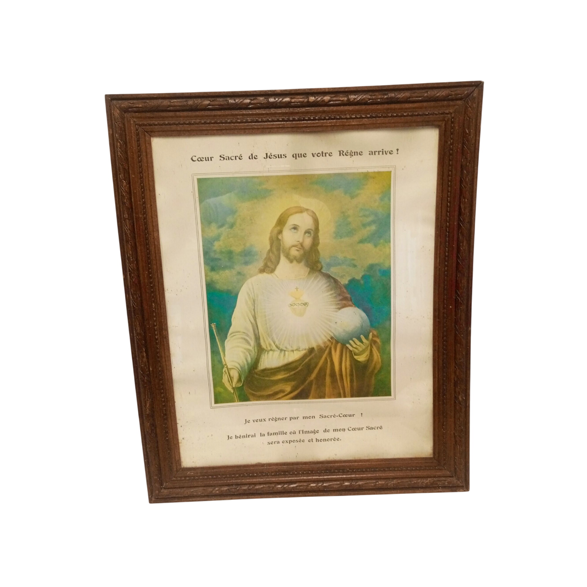 Tableau religieux Jésus État correct - 19,00 € Tableau religieux Jésus État correct reconditionné disponible sur Label Emmaüs