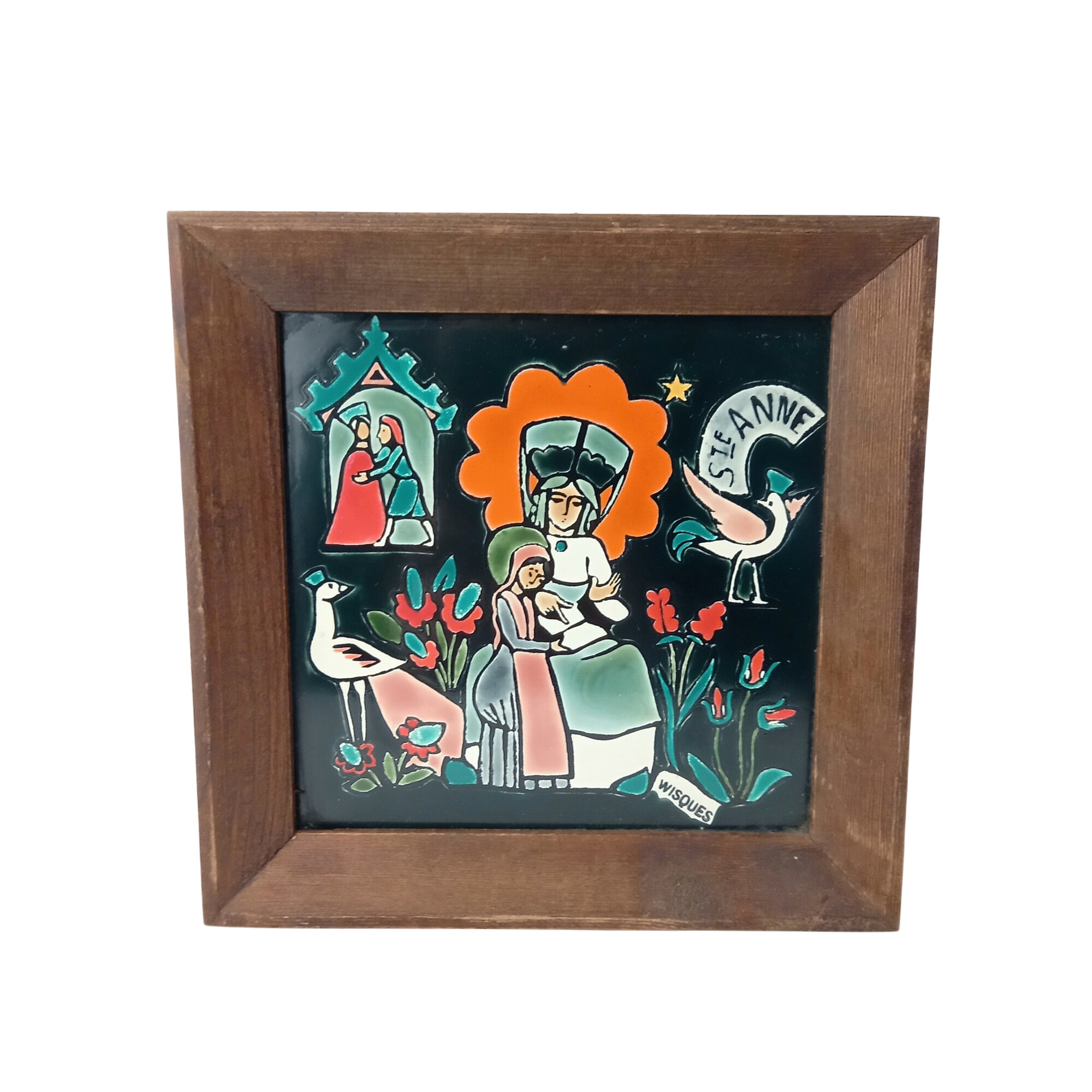 Tableau religieux sur carreau de céramique - Saint Anne (Wisques) pièces vintage Très bon état - 45,00 € Tableau religieux sur carreau de céramique - Saint Anne (Wisques) pièces vintage Très bon état reconditionné disponible sur Label Emmaüs