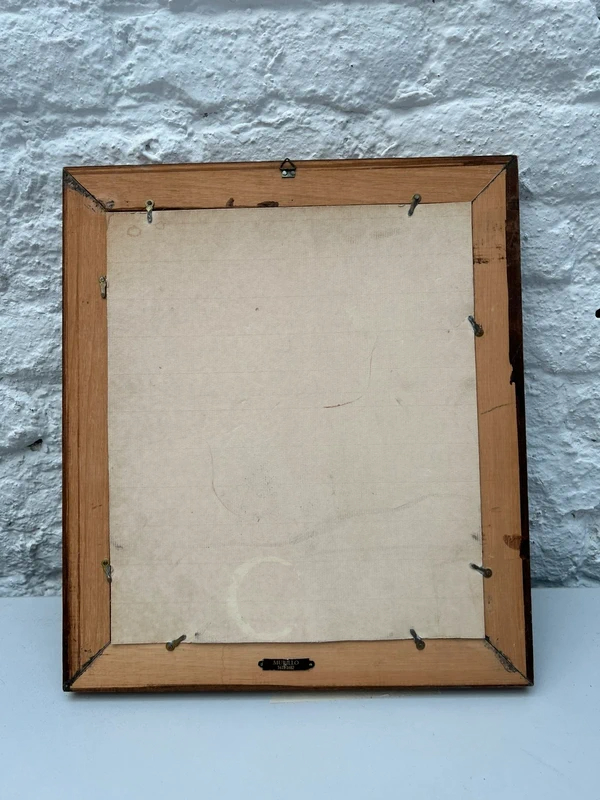 Voir photo 14 de Tableau reproduction Murillo baroque scène d’enfants cadre bois vintage Tableau reproduction Murillo baroque scène d’enfants cadre bois vintage Bon état reconditionné photo 14