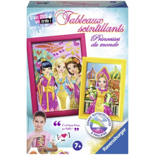 Tableau scintillants Princesses du monde Ravensburger C’est moi qui crée État correct N/A (Il n'y a pas assez d'in reconditionné disponible sur Fnac