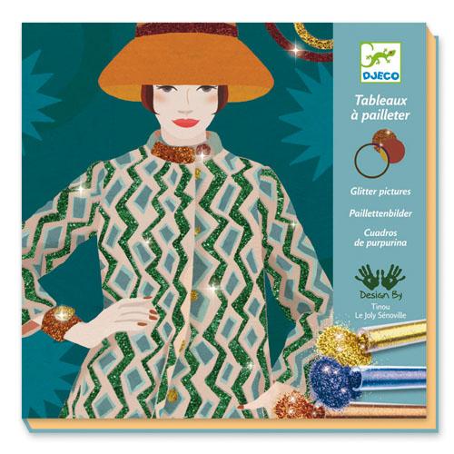 Tableaux à pailleter Couture Djeco État correct Djeco reconditionné disponible sur Fnac