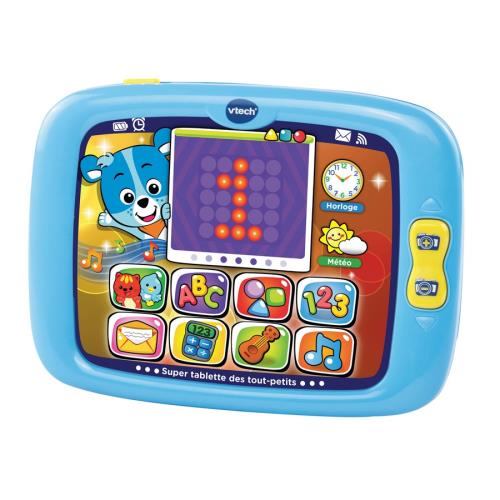 Acheter Tablette éducative Vtech Super tablette des tout petits Nino Bleue État correct - 29,58 € Tablette éducative Vtech Super tablette des tout petits Nino Bleue État correct N/A (Il n'y a pas assez d'in reconditionné disponible sur Fnac