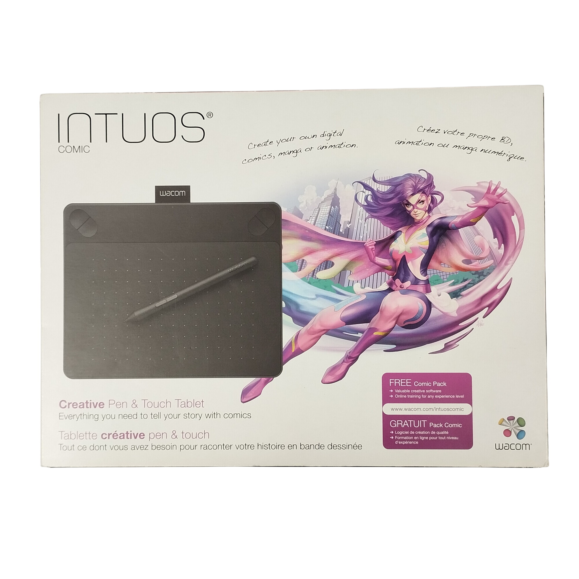 Tablette graphique Wacom Intuos Comic - 24,99 € Tablette graphique Wacom Intuos Comic reconditionné disponible sur Label Emmaüs