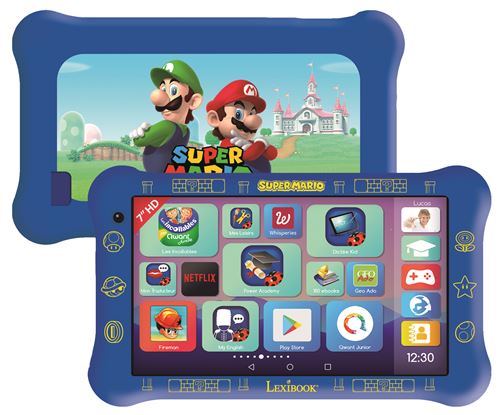 Tablette Lexibook 7" Super Mario avec pochette et casque stéréo État correct Lexibook reconditionné disponible sur Fnac