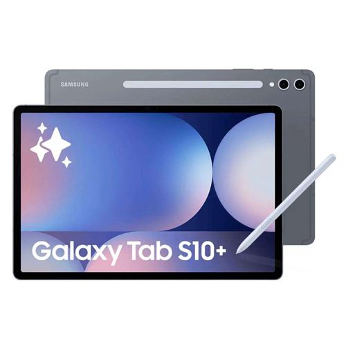 Tablette Samsung Galaxy Tab S10+ stockage 256 Go gris 13 mpx 9.0 RAM 12 Go État correct Samsung reconditionné disponible sur Fnac