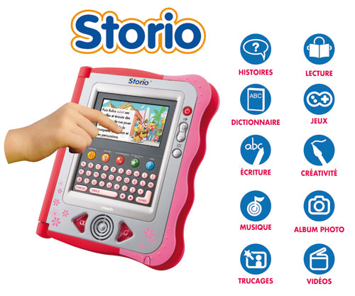 Tablette Tactile enfant Vtech Storio Rose + Jeu Rufus État correct VTech reconditionné disponible sur Fnac