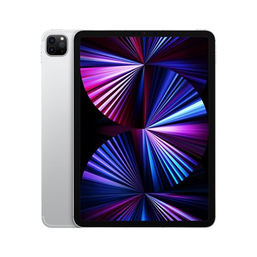 Tablette tactile iPad Pro 11" Puce Apple M1 128 Go Wifi + Cellular 3e génération Argent Mi 2021 État correct reconditionné disponible sur Fnac