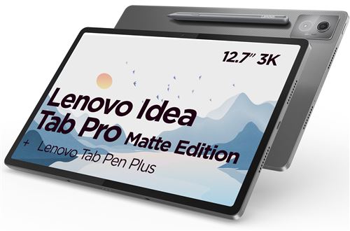Tablette Tactile Lenovo Idea Tab Pro Matte Edition 12,7" Wifi 128 Go Gris + Stylet Tab Pen Plus État correct reconditionné disponible sur Fnac