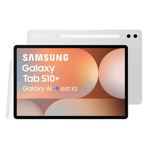 Tablette tactile Samsung Galaxy Tab S10+ 12,4" Wifi 256 Go Argent État correct reconditionné disponible sur Fnac