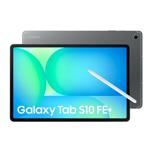 Tablette Tactile Samsung Galaxy Tab S10 FE+ 13,1" Wi-Fi 128 Go Gris État correct Samsung reconditionné disponible sur Fnac