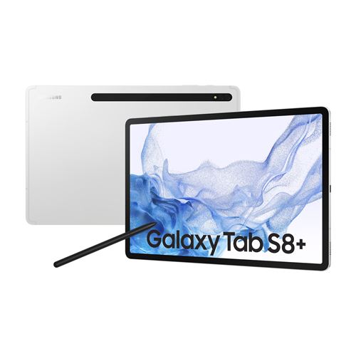 Tablette tactile Samsung Galaxy Tab S8+ 12.4" Wifi 128 Go Argent État correct Samsung reconditionné disponible sur Fnac