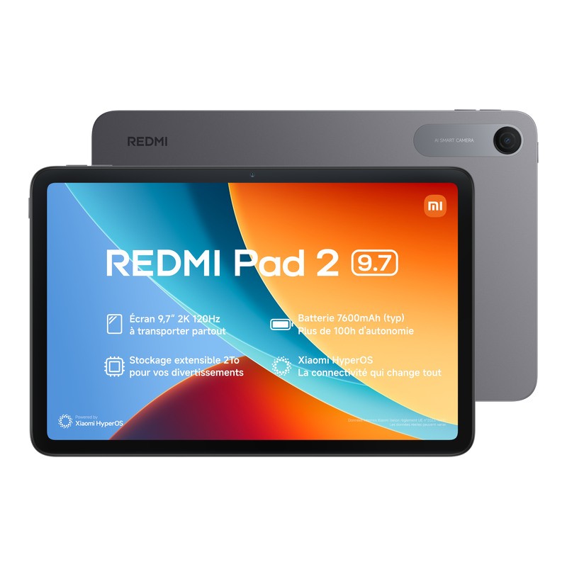 Acheter Tablette Xiaomi Redmi Pad 2 9.7’’ 4/64go/wifi/gris Bon état - 199,98 € Tablette Xiaomi Redmi Pad 2 9.7’’ 4/64go/wifi/gris Bon état reconditionné disponible sur Electro Depot
