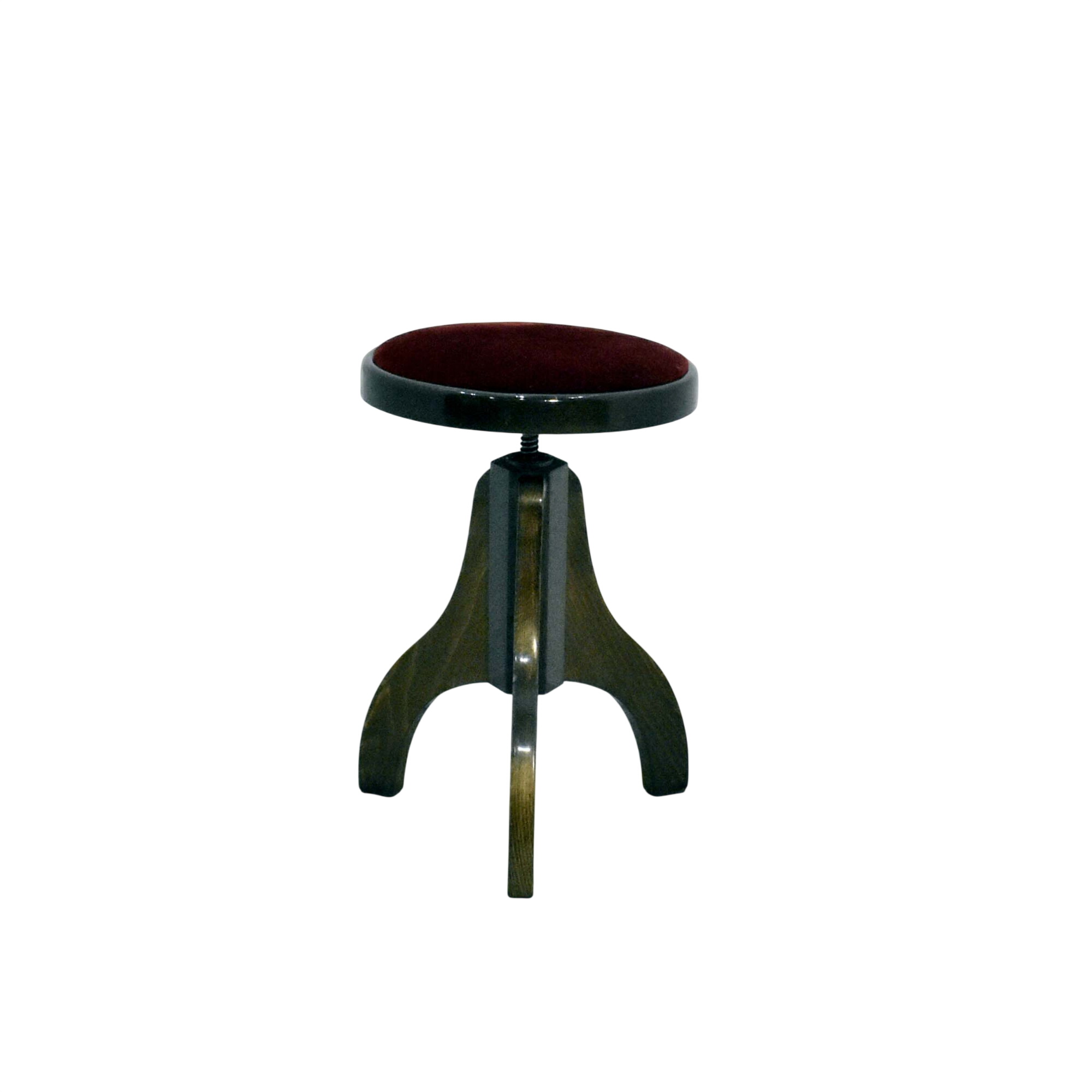 Acheter Tabouret de Piano - Bois Laqué & Velours Rouge Bon état - 52,50 € Tabouret de Piano - Bois Laqué & Velours Rouge Bon état reconditionné disponible sur Label Emmaüs