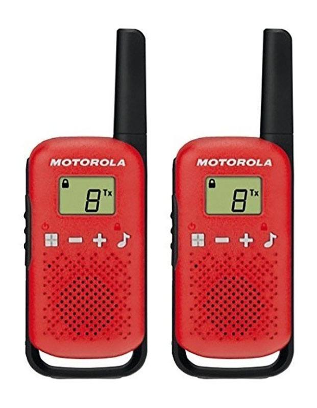 Talkie Walkie Motorola T42 Red X 2 Bon état - 31,93 € Talkie Walkie Motorola T42 Red X 2 Bon état reconditionné disponible sur Electro Depot