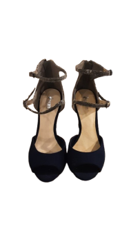 Acheter Talons opentoe bleu et gris Eram de seconde main - 40,00 € Talons opentoe bleu et gris Eram de seconde main reconditionné disponible sur Claquettes Market