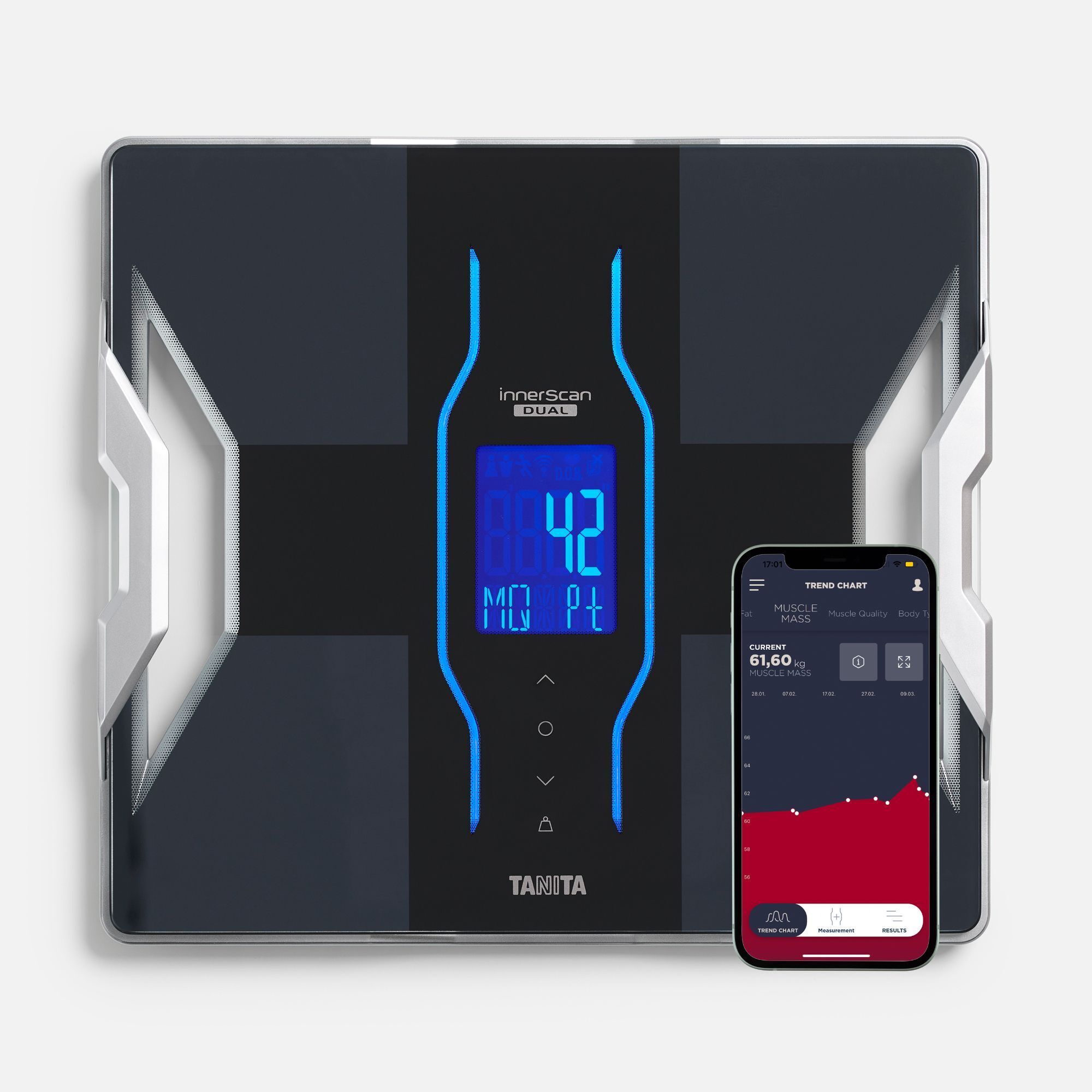 Tanita RD-953 Pèse-personne analyseur de composition corporelle noir Parfait état reconditionné disponible sur Refurbed | Dero