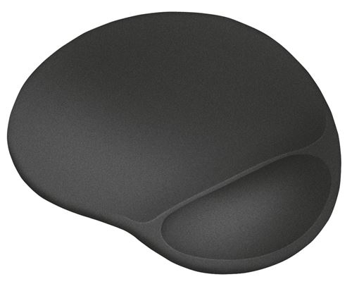Tapis de souris ergonomique extra-large Trust avec repose-poignet en gel souple Noir État correct reconditionné (offre indisponible)