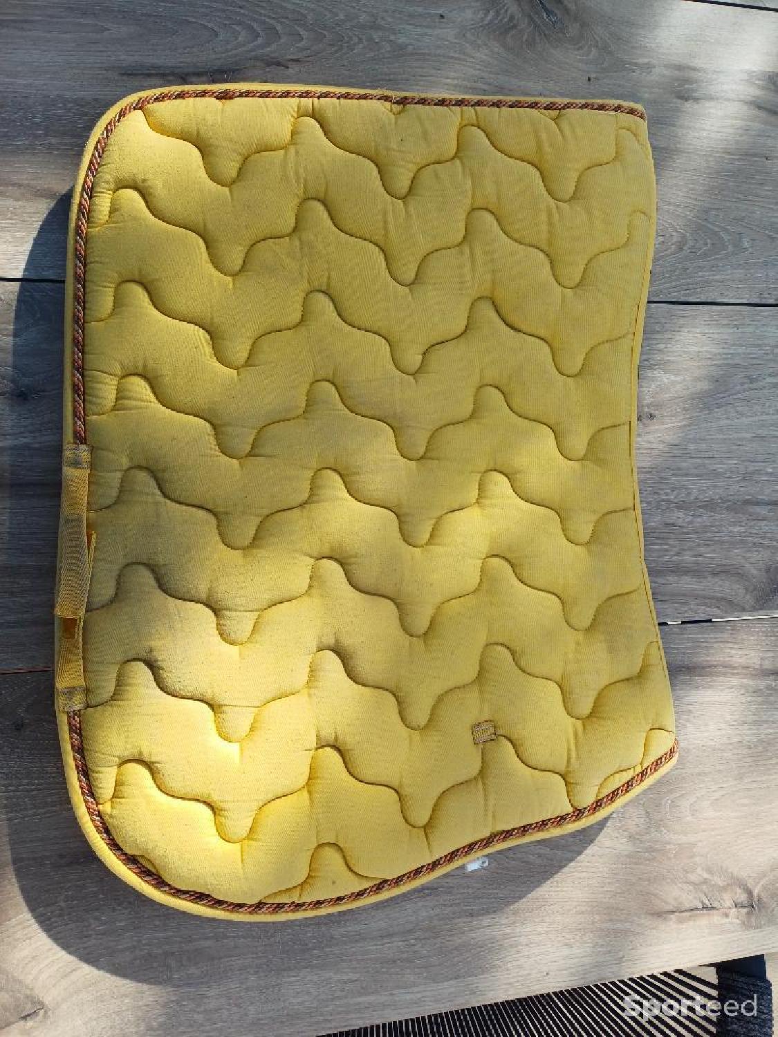Tapis equitheme jaune Très bon état N/A (je n'ai pas trouvé d'information sur une reconditionné disponible sur Sporteed