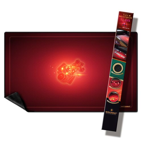 Tapis Multijeux Wogamat Rubis Taille 2 60 x 100 cm Rouge État correct reconditionné disponible sur Fnac