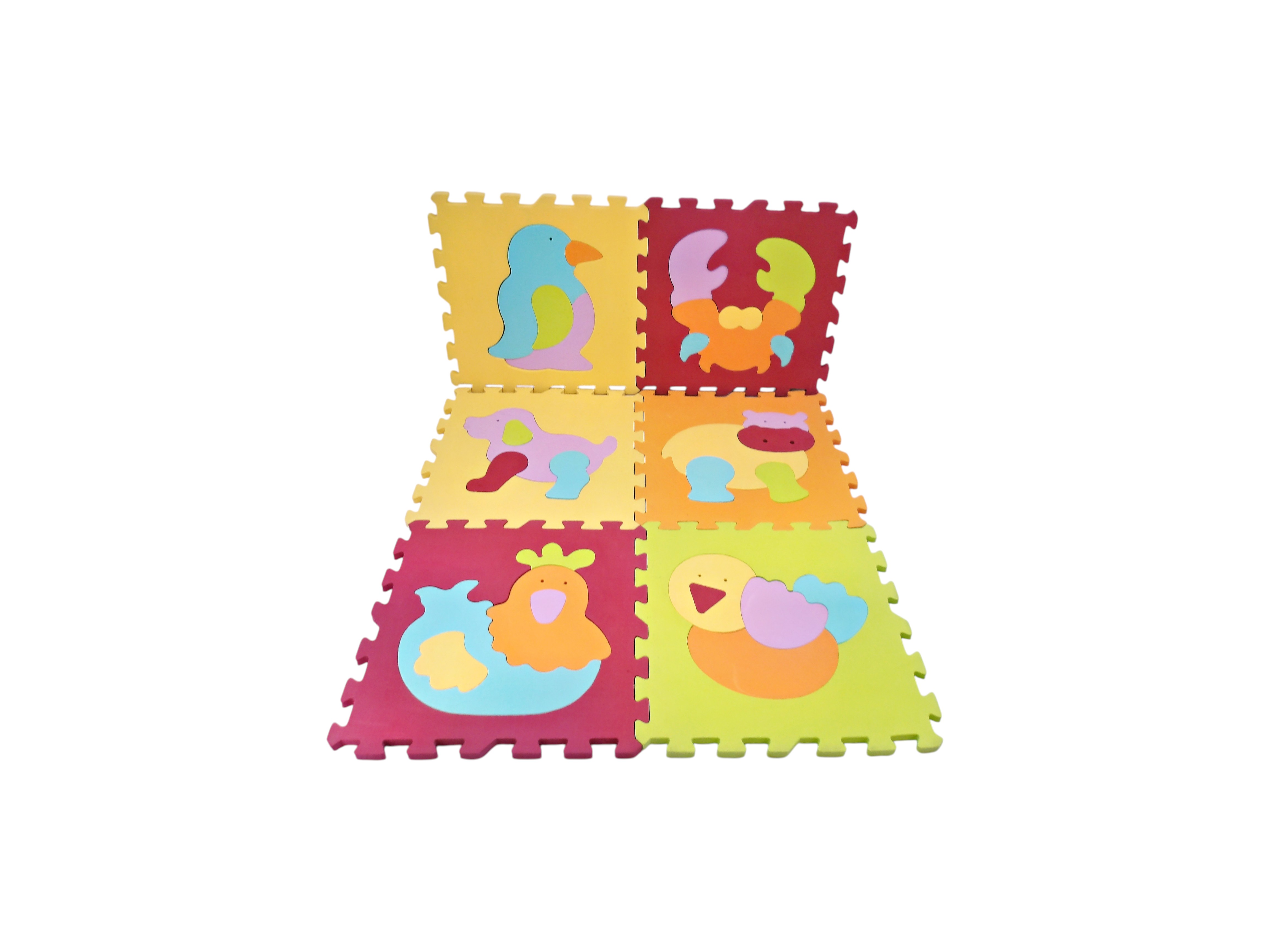Voir photo 2 de Tapis puzzle mousse - nimaux Tapis puzzle mousse - nimaux Très bon état reconditionné photo 2