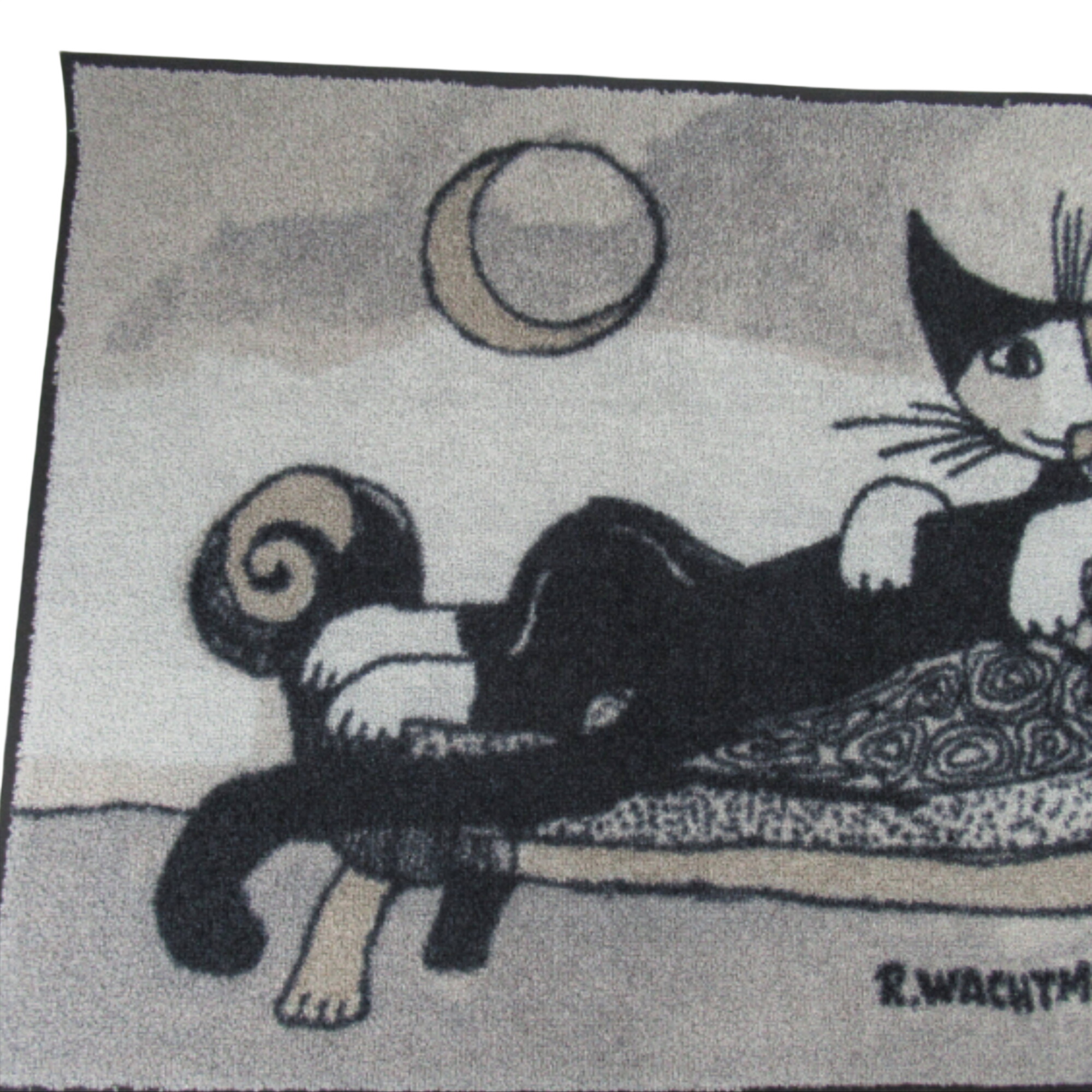 Acheter Tapis R.Wachtmeister noir et blanc Très bon état - 35,00 € Tapis R.Wachtmeister noir et blanc Très bon état reconditionné disponible sur Label Emmaüs