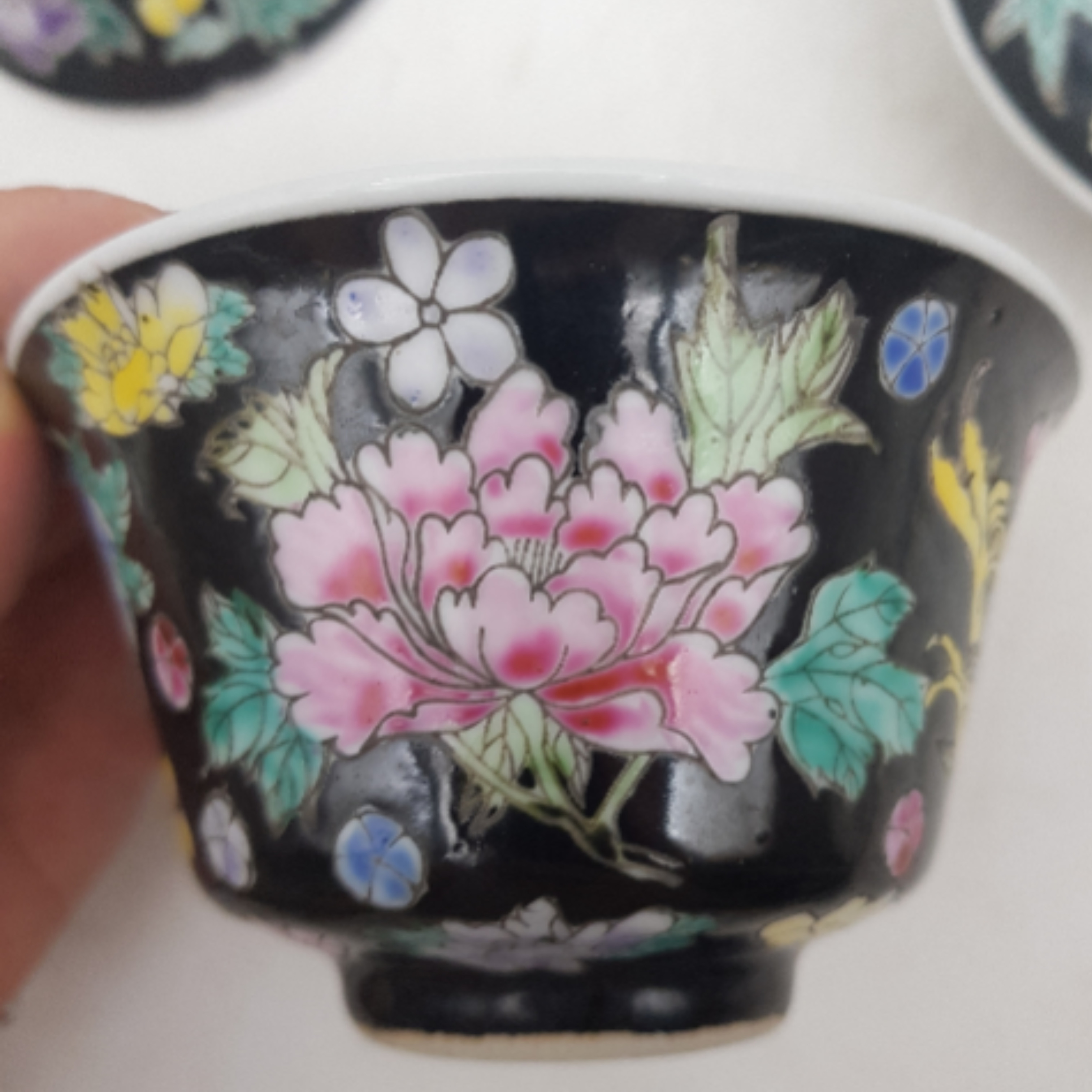 Voir photo 4 de Tasse à thé en porcelaine chinoise Tasse à thé en porcelaine chinoise reconditionné photo 4