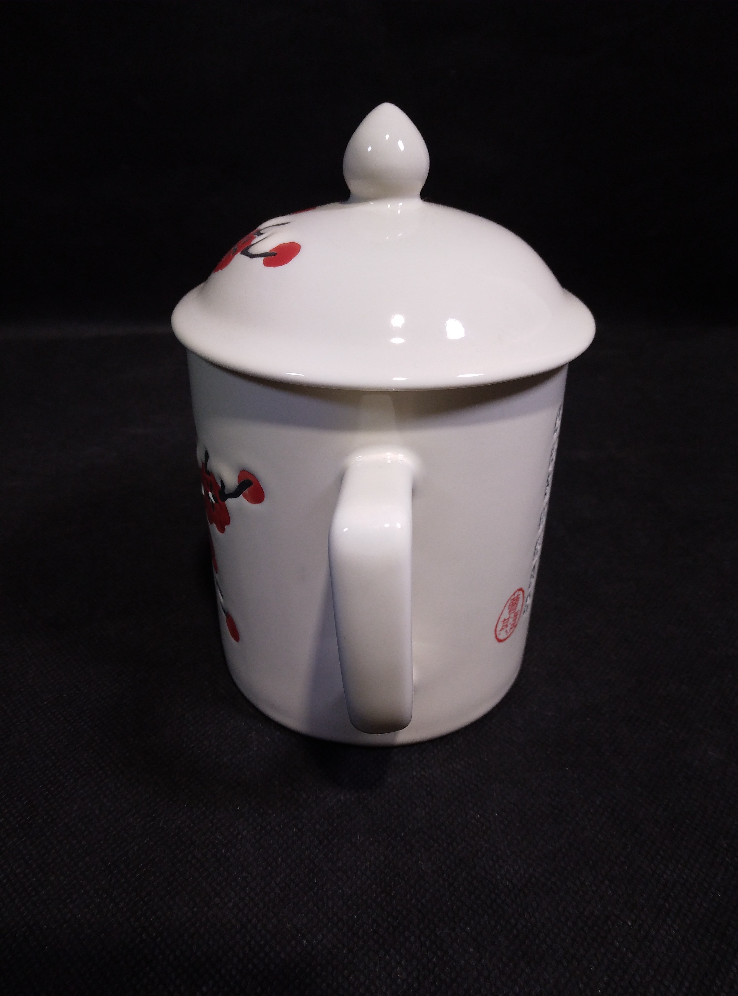 Voir photo 2 de Tasse avec couvercle motif japonais, Thés de la Pagode, Très bon état Tasse avec couvercle motif japonais, Thés de la Pagode, Très bon état Très bon état reconditionné photo 2
